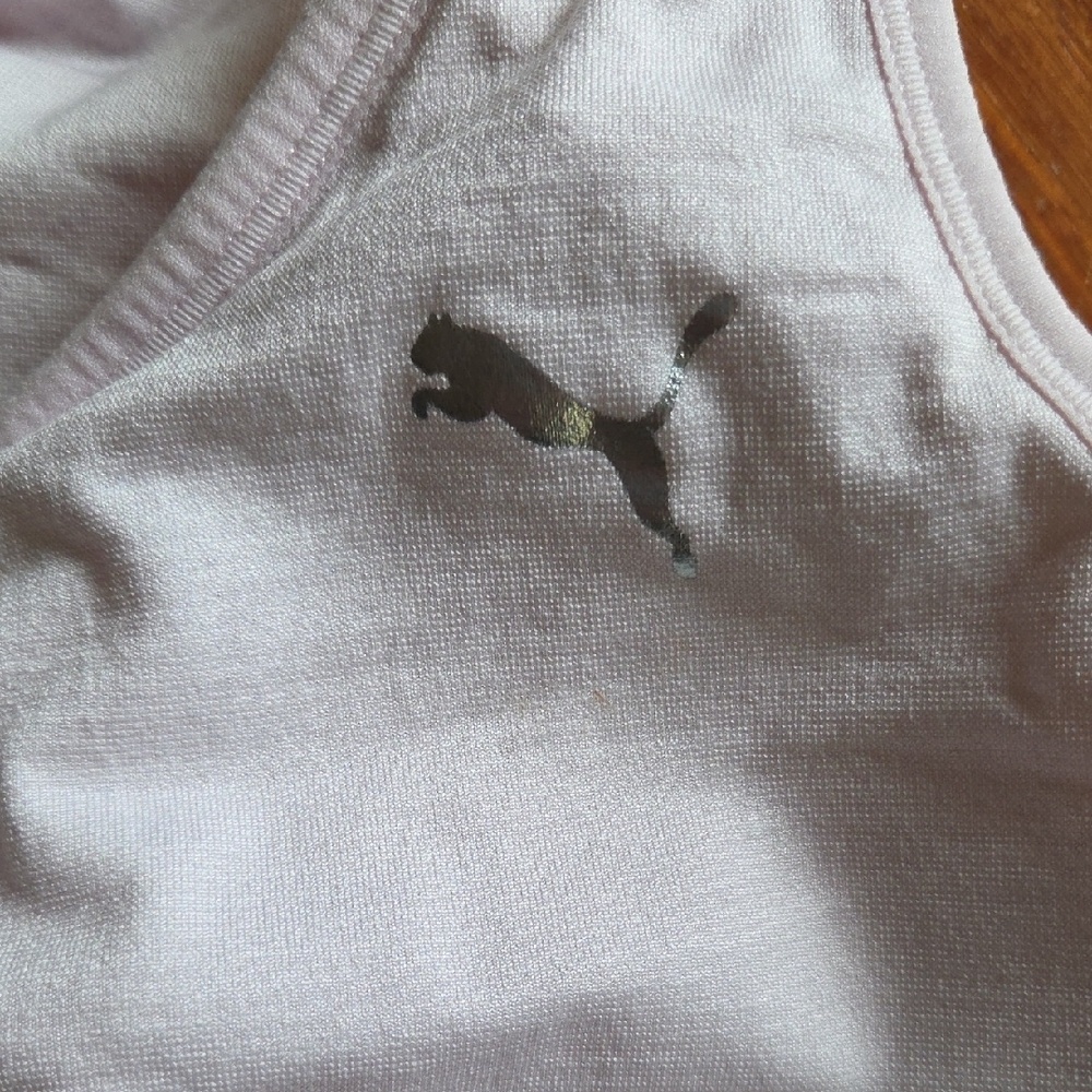 Puma Light Pink Performance Tank Top - Picture 3 of 5